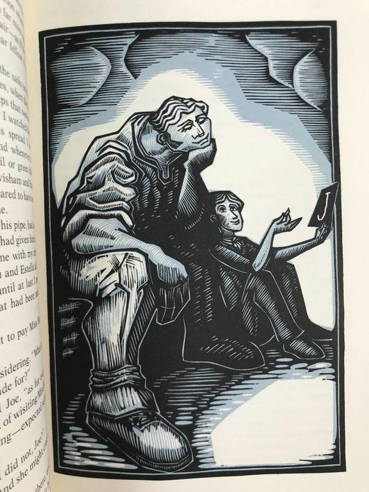 限量版！狄更斯《远大前程》 配多幅木版画插图 豪华皮装18开 商品图6