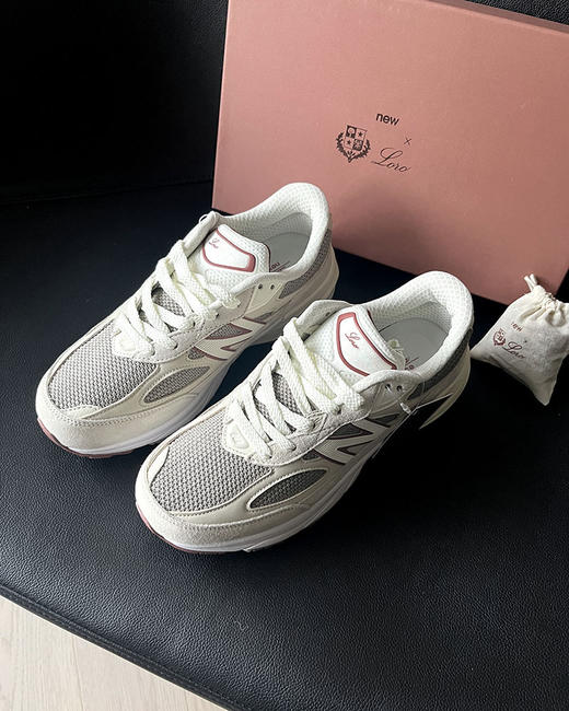 THS 1.6-限时 LP家X NB合作版 情侣款 老钱风990v6运动鞋 QZ101 商品图6