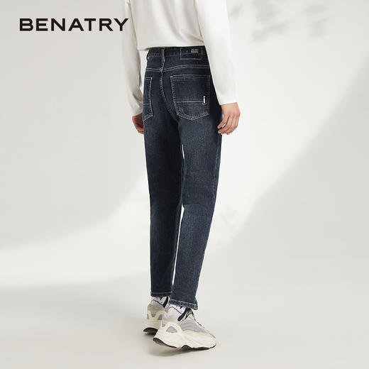 贝纳川男士经典锥形显瘦牛仔裤ECK330004776 商品图4