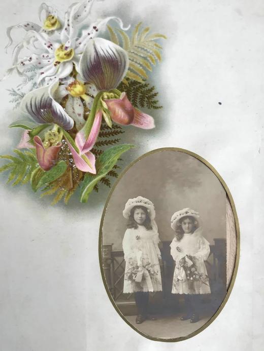 维多利亚时代镂空木雕欧洲相片簿 约40张照片 商品图3