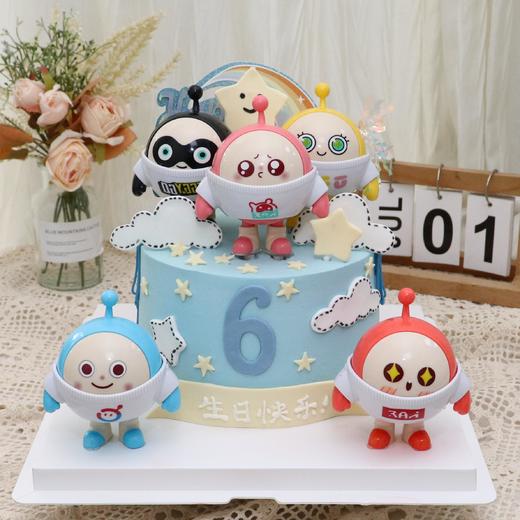 蛋仔派对生日蛋糕 商品图0