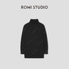 ROMI STUDIO“极简主义”山羊绒绵羊毛高领中袖套头毛衫 RWBWST1585 商品缩略图1