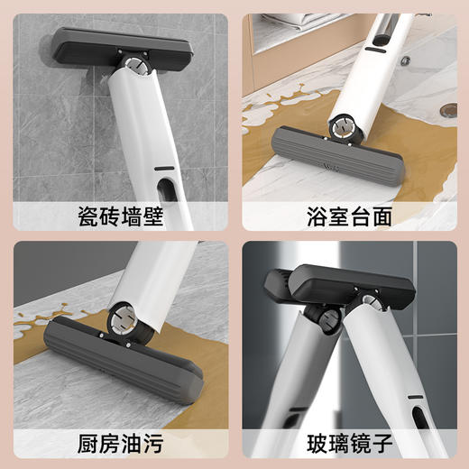 桌面拖把爆款迷你小拖把免手洗家用清洁海绵厨房手持折叠式 商品图3