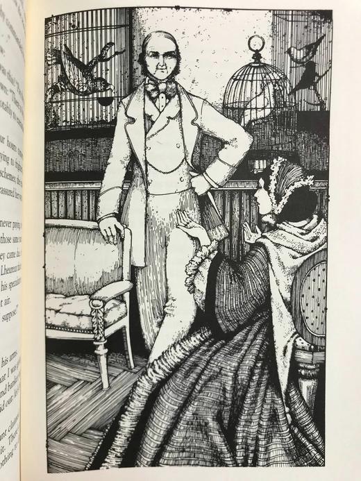 限量版！福楼拜《包法利夫人》 配多幅精美插图 豪华皮装32开 商品图11