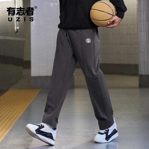 有志者UZIS梭织运动长裤男休闲宽松2025新款美式直筒篮球裤子纵行 商品图0