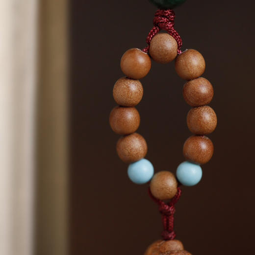 【青山特惠】老山檀【财神爷】挂件 钥匙扣 s25 商品图7