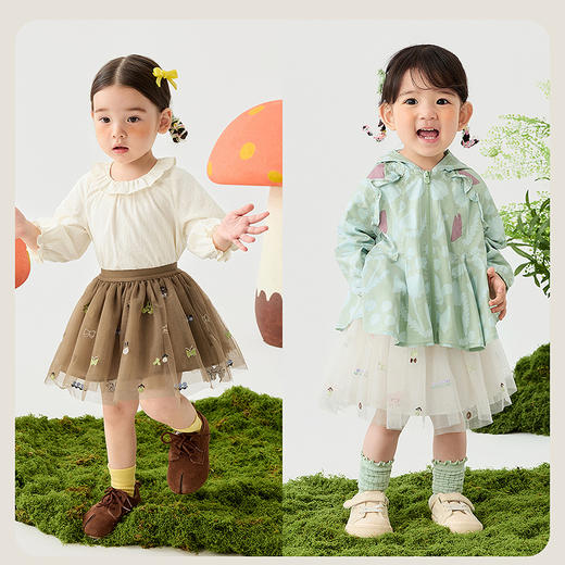 迷你巴拉女童网纱半身裙宝宝柔软不扎肤甜美半截裙春新品 商品图2