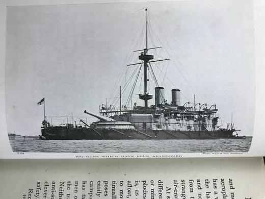 1918年 现代海陆空战争武器 35幅插图 全真皮精装32开 商品图6