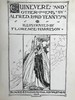 1912年 丁尼生《桂妮薇与其他诗歌》 弗洛伦斯·哈里森24幅彩色手工贴图与大量黑白插图 漆布精装16开 商品缩略图3