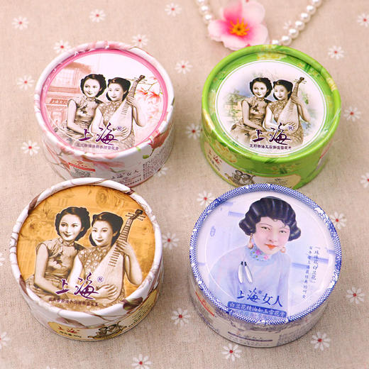 上海女人栀子花芳香雪花膏80g 商品图2