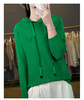 FCY MS8173加密连帽针织衫宽松纯色时尚连帽毛衣 商品缩略图2