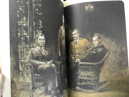 尤金·奥尼尔四部戏剧 4幅跨页插图 豪华皮装18开 商品图6