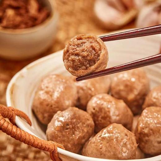 【超值10袋装】「中华老字号」陶陶居潮汕牛肉丸/牛筋丸 撒尿牛肉丸 Q弹爆汁有嚼劲 200g/袋 商品图5