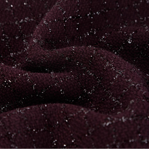 QE826斯尔丽25春季新款通勤时尚花纱小香风直身型领口飘带气质连衣裙 商品图7