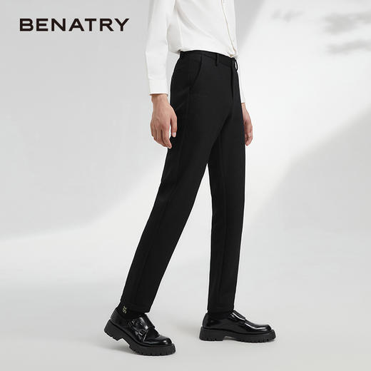 贝纳川商务百搭男士直筒西装裤ECK332002402 商品图3