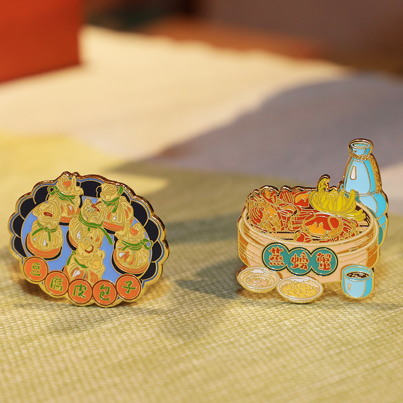 红楼美食冰箱贴