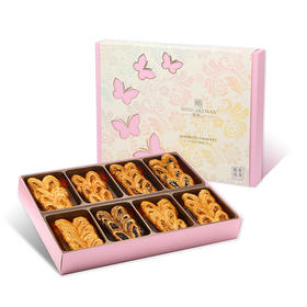 明玥皇廷礼盒装精选蝴蝶酥176g/051088 酥香松脆甜而不腻