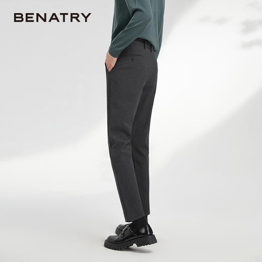 贝纳川商务休闲高端直筒正装男士西裤休闲裤ECK332003138 商品图3