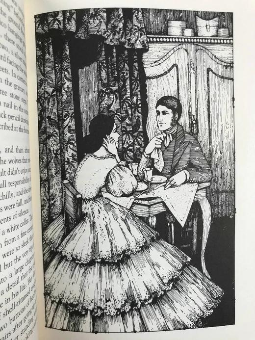 限量版！福楼拜《包法利夫人》 配多幅精美插图 豪华皮装32开 商品图8