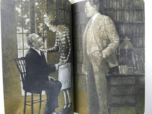 尤金·奥尼尔四部戏剧 4幅跨页插图 豪华皮装18开 商品图7