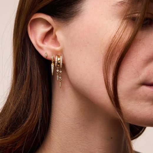 订购6周到｜Leo sedim-RISING-锆石 耳环（单只）［法国设计师］ 商品图3