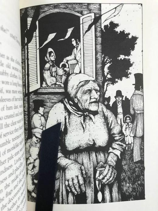 限量版！福楼拜《包法利夫人》 配多幅精美插图 豪华皮装32开 商品图5