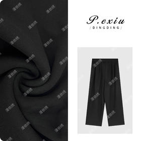 极简风加厚加绒松紧腰廓形休闲裤 WH00279