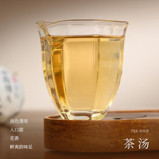 懂茶帝茗茶生普茶冰岛传承2023年生普春尖小沱高甜花香普洱茶100g 商品图2