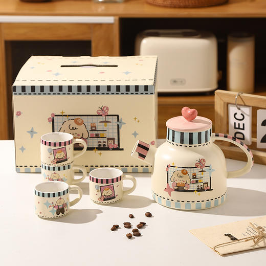 摩登主妇陶瓷泡茶壶2025新款女新婚结婚新年礼物乔迁新居茶具套装 商品图4