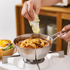 摩登主妇韩式泡面碗带手柄米酒碗餐具汤碗不锈钢拉面碗拌饭分食碗 商品缩略图2