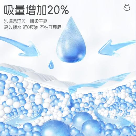 【2包装】【医护级好评爆款】布班迪倾芯柔系列新生婴幼儿超薄透气双重防侧漏纸尿裤拉拉裤 商品图4