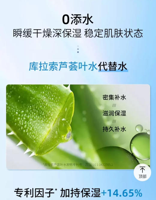 【新鲜入库•敏感肌喜欢用的抗衰面膜】蓝铜胜肽面膜 五片盒装 无水（芦荟叶萃取液代替），99.9%纯度蓝铜胜肽添加 三重专利助力舒缓维稳修护抗皱 适合晒后修复敏感肌抗衰 2029限期 商品图4