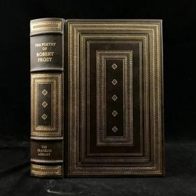限量版！罗伯特·弗罗斯特诗集 配插图 豪华皮装18开