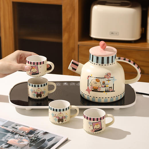 摩登主妇陶瓷泡茶壶2025新款女新婚结婚新年礼物乔迁新居茶具套装 商品图1