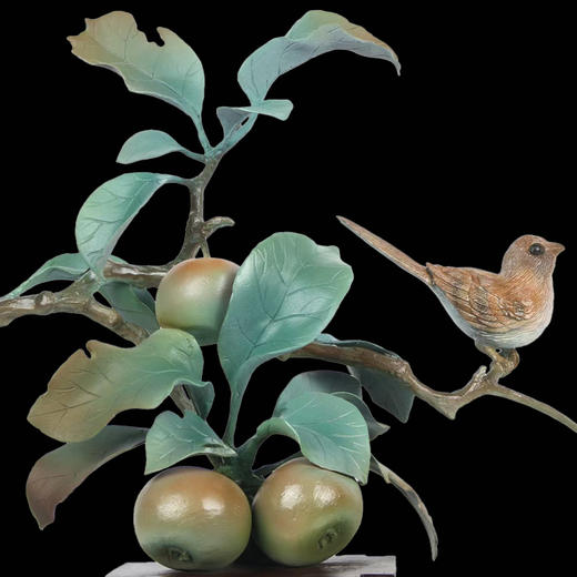 宇达青铜全铜摆件 新品《岁丰盈门》工艺品 乔迁 家居 装饰礼品 商品图1