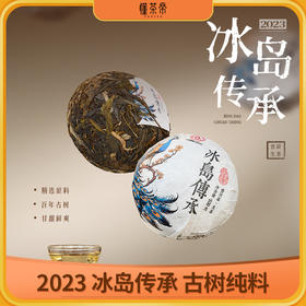 懂茶帝茗茶生普茶冰岛传承2023年生普春尖小沱高甜花香普洱茶100g