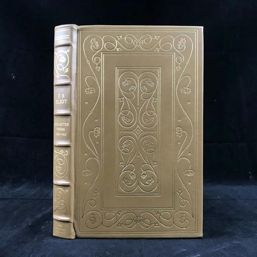 含藏书票限量版！T.S.艾略特诗集 1幅肖像插图 豪华皮装18开 商品图0