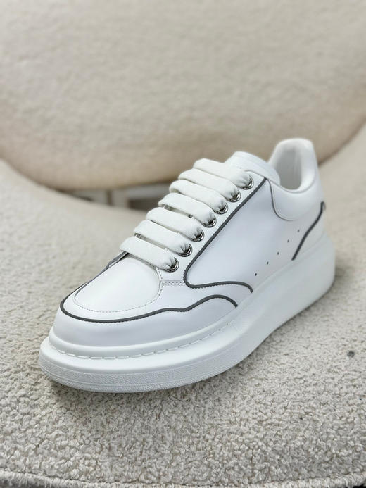 15-4 升级新版新配色 MCQ 增高厚底小白鞋 情侣款潮流系带厚底鞋 商品图7