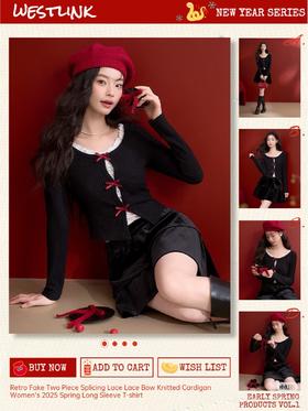 又甜又嗲的蝴蝶夹开衫一整个爱住了。