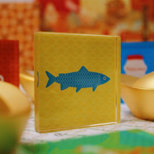 一周文案原创正版「鱼鹅多多-余额多多」胸针冰箱贴祝有钱生日礼 商品图1