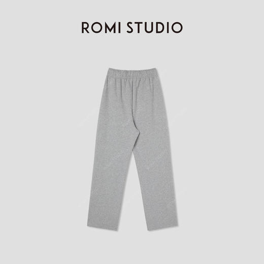 ROMI STUDIO“美式休闲”100%棉花纱加绒加厚宽松休闲裤RW24WXH1360 商品图1
