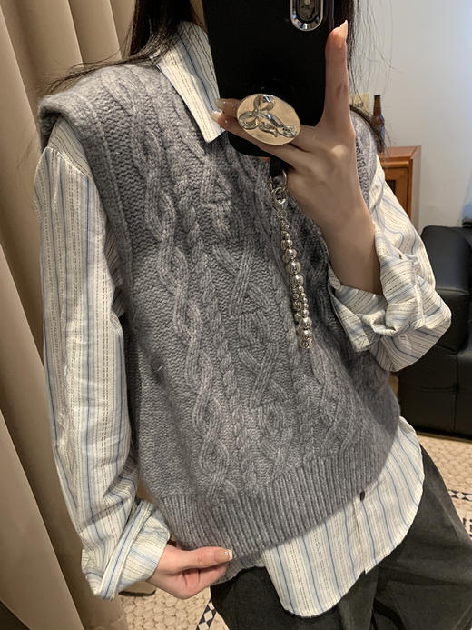 时尚流行风衬衫马甲 商品图3