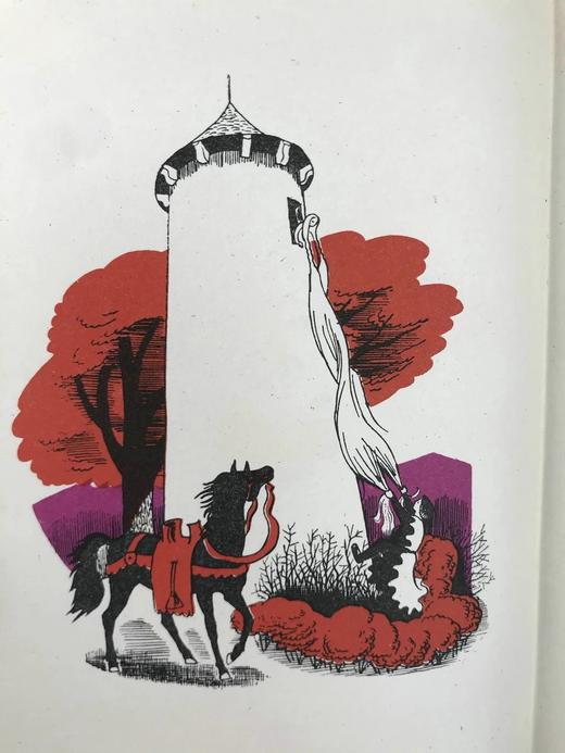 1954年 安德鲁·朗格《红色童话书》 数十幅精美插图 漆布精装32开 商品图2