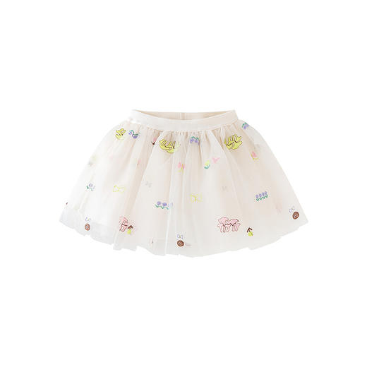 迷你巴拉女童网纱半身裙宝宝柔软不扎肤甜美半截裙春新品 商品图4