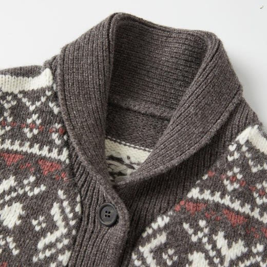 ROMI STUDIO“冬日松弛”100%澳洲进口绵羊毛费尔岛外套 RWBWST1475 商品图2