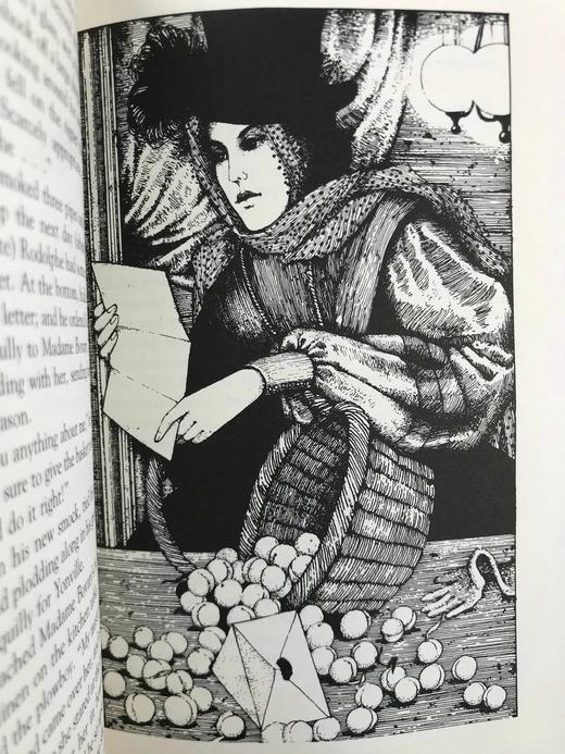 限量版！福楼拜《包法利夫人》 配多幅精美插图 豪华皮装32开 商品图9