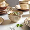 摩登主妇 浮雕餐具汤碗家用新款高颜值盘子饭碗碟法式陶瓷碗具餐盘 商品缩略图2