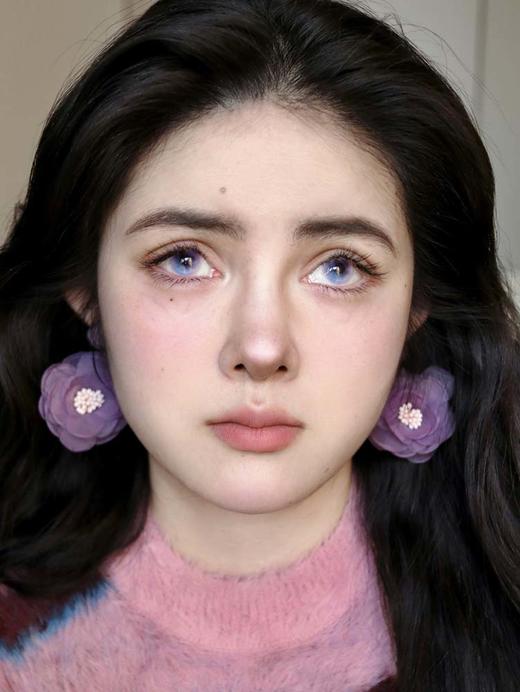 mimipark 日抛美瞳 初雪故事 直径14.5mm 着色13.9mm （六片装）  商品图1