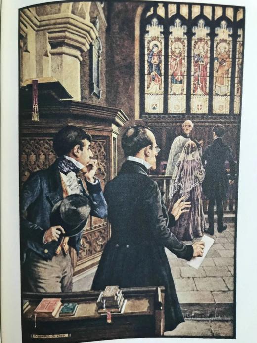 限量版！夏洛蒂·勃朗特《简·爱》 12幅彩色插图 豪华皮装18开 商品图12