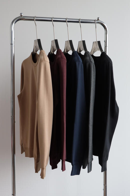 R.L 双面平纹针织 宽松圆领卫衣 WY879 商品图2